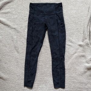 Lululemon Dark Camouflage Leggings